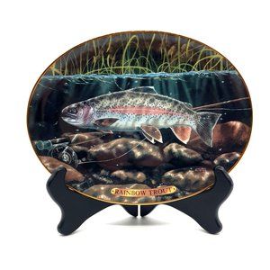 Fresh Water Game Fish Of North America Plate E. Totten Bradford Rainbow Trout
